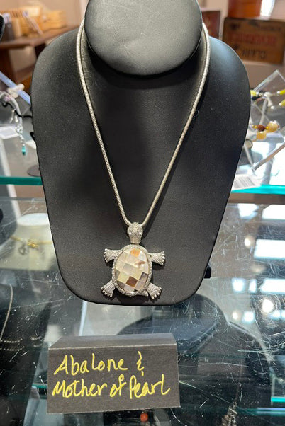 Abalone and Mother of Pearl Necklace by Bill Stonebreaker