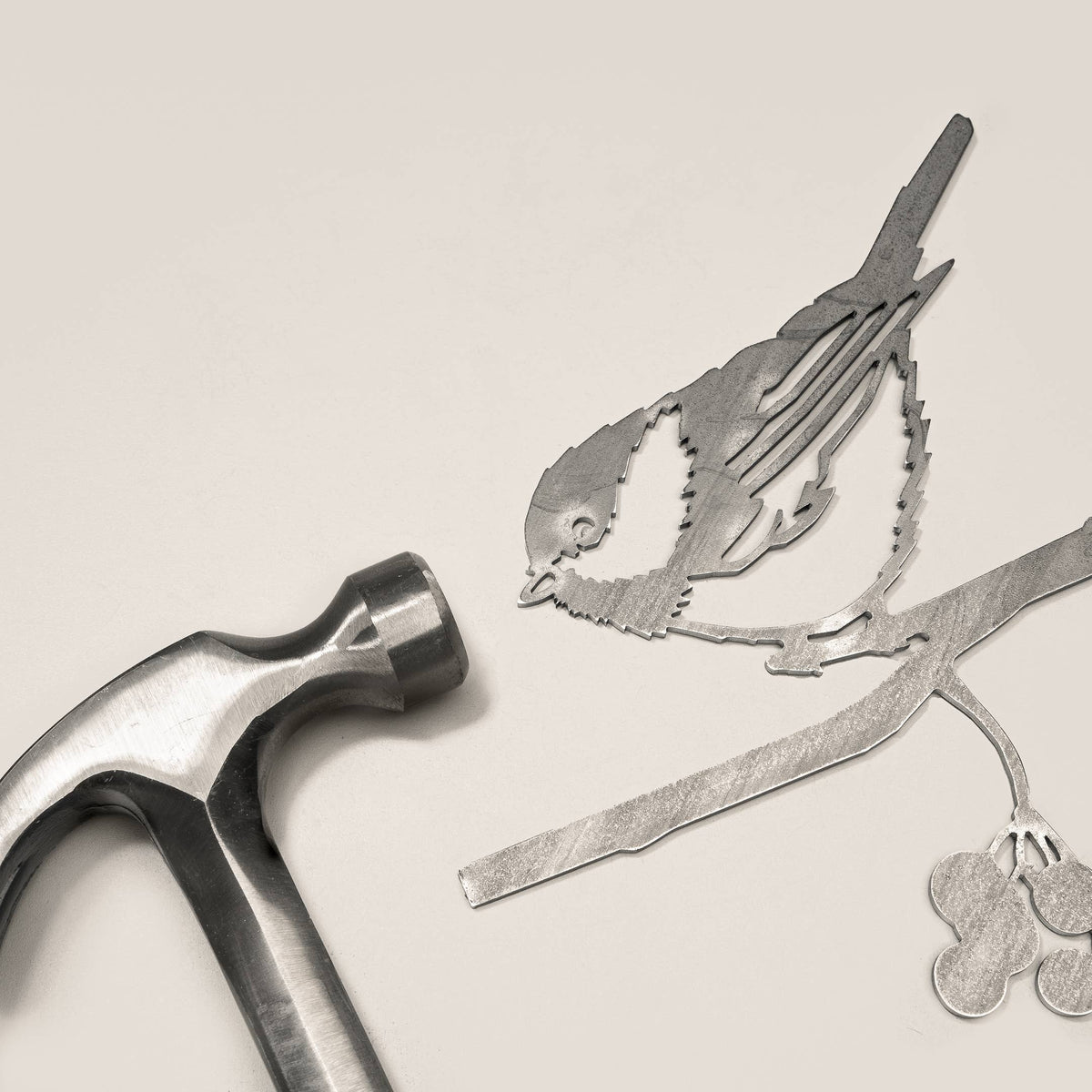Chickadee Garden Art by Metalbird