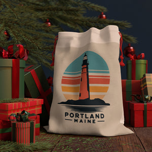 Gift Bag - Portland Maine Retro Design by Printify