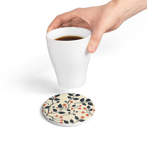 Cherry Blossom Ceramic Coaster by Printify