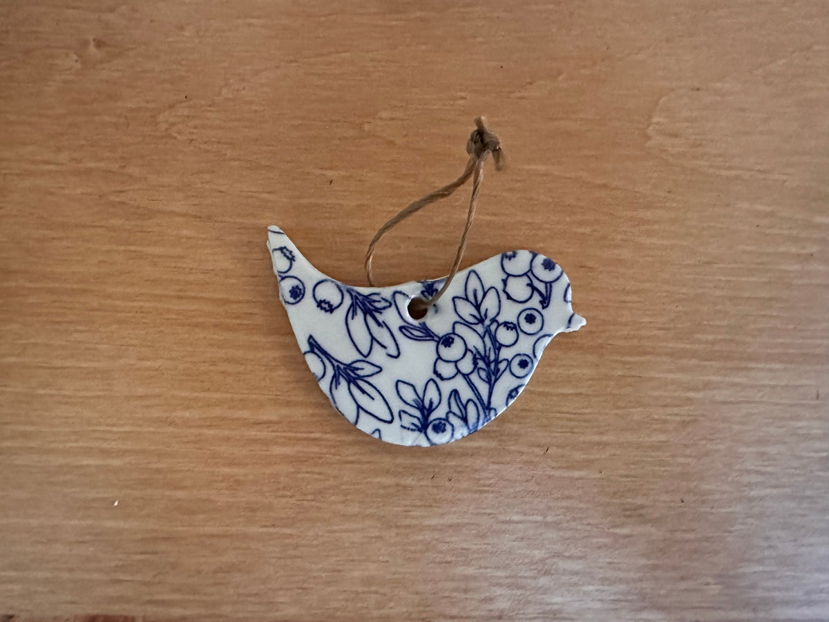 Cheeky Chickadee - Ornament - Maine's favorite bird with a whole lot of personality! by Spotted Mermaid
