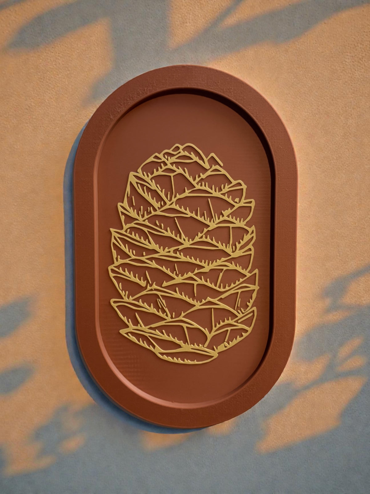 Maine Botanical Oval Wall Art Series by This Rad Life