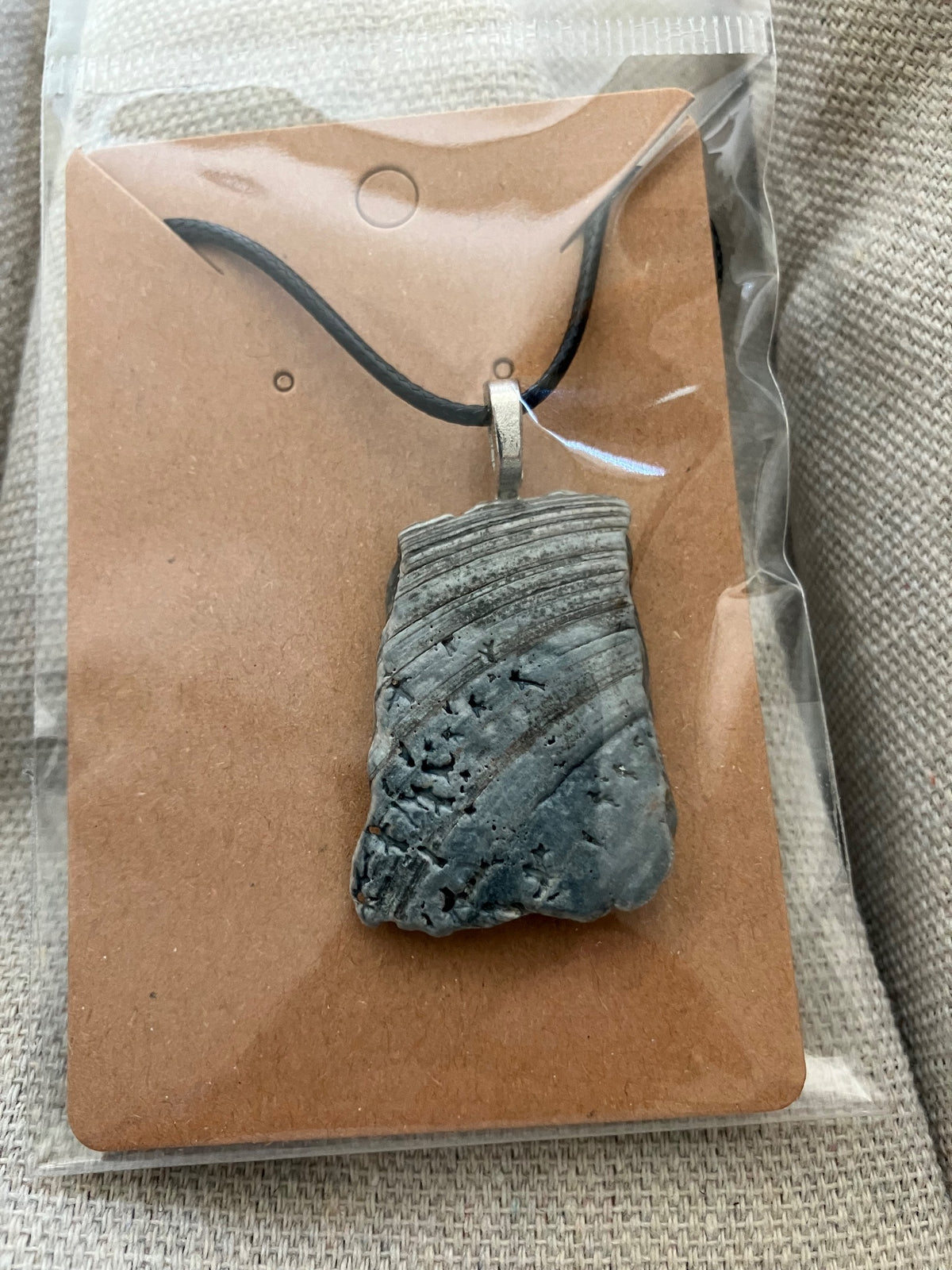 shell chunk necklace by Tonya Arnold