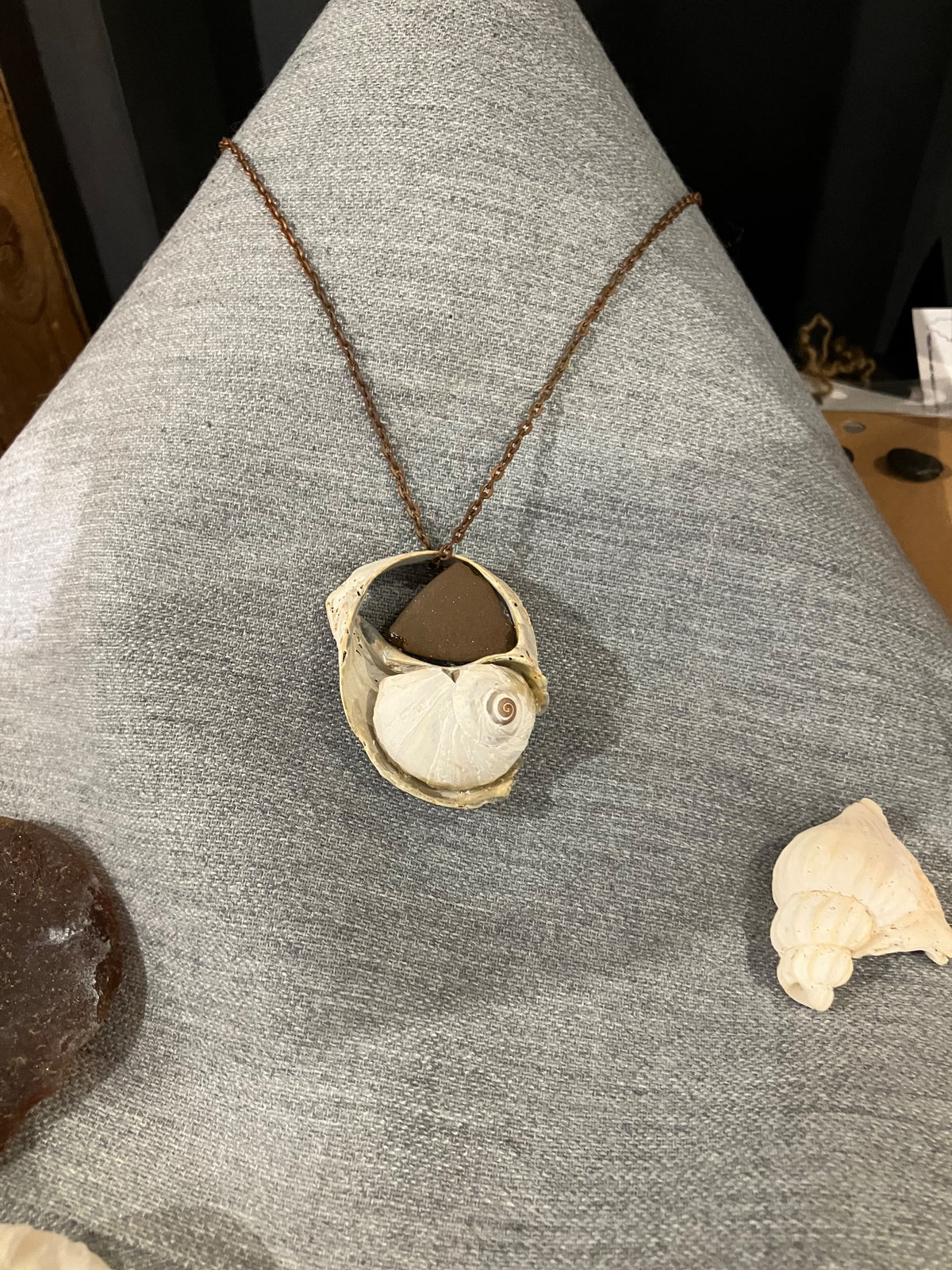 necklace - shell collection by Tonya Arnold