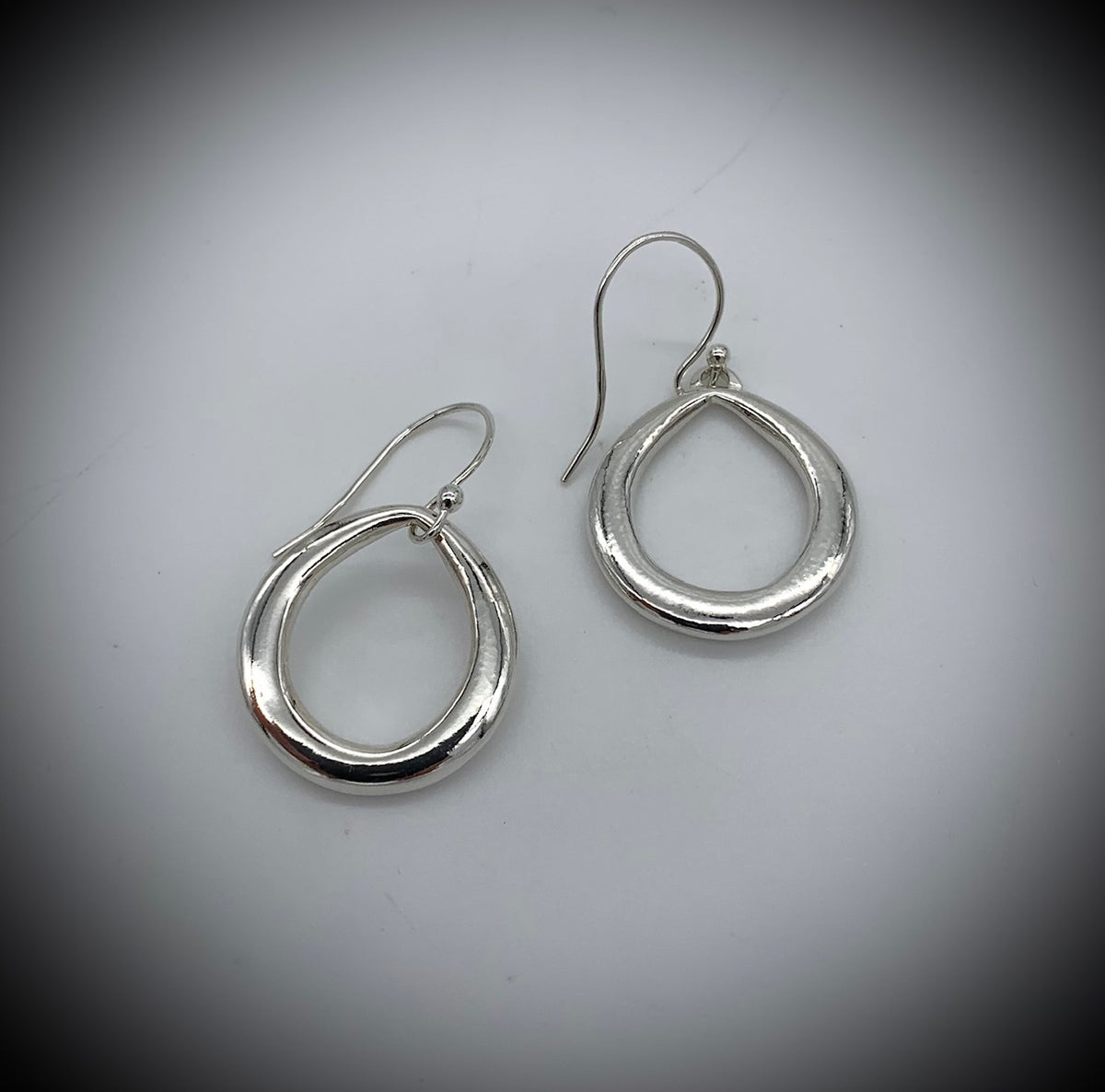 Large Loop Earrings Jewelry by Edgecomb Potters