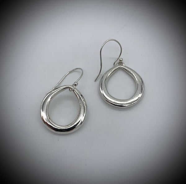 Large Loop Earrings Jewelry by Edgecomb Potters