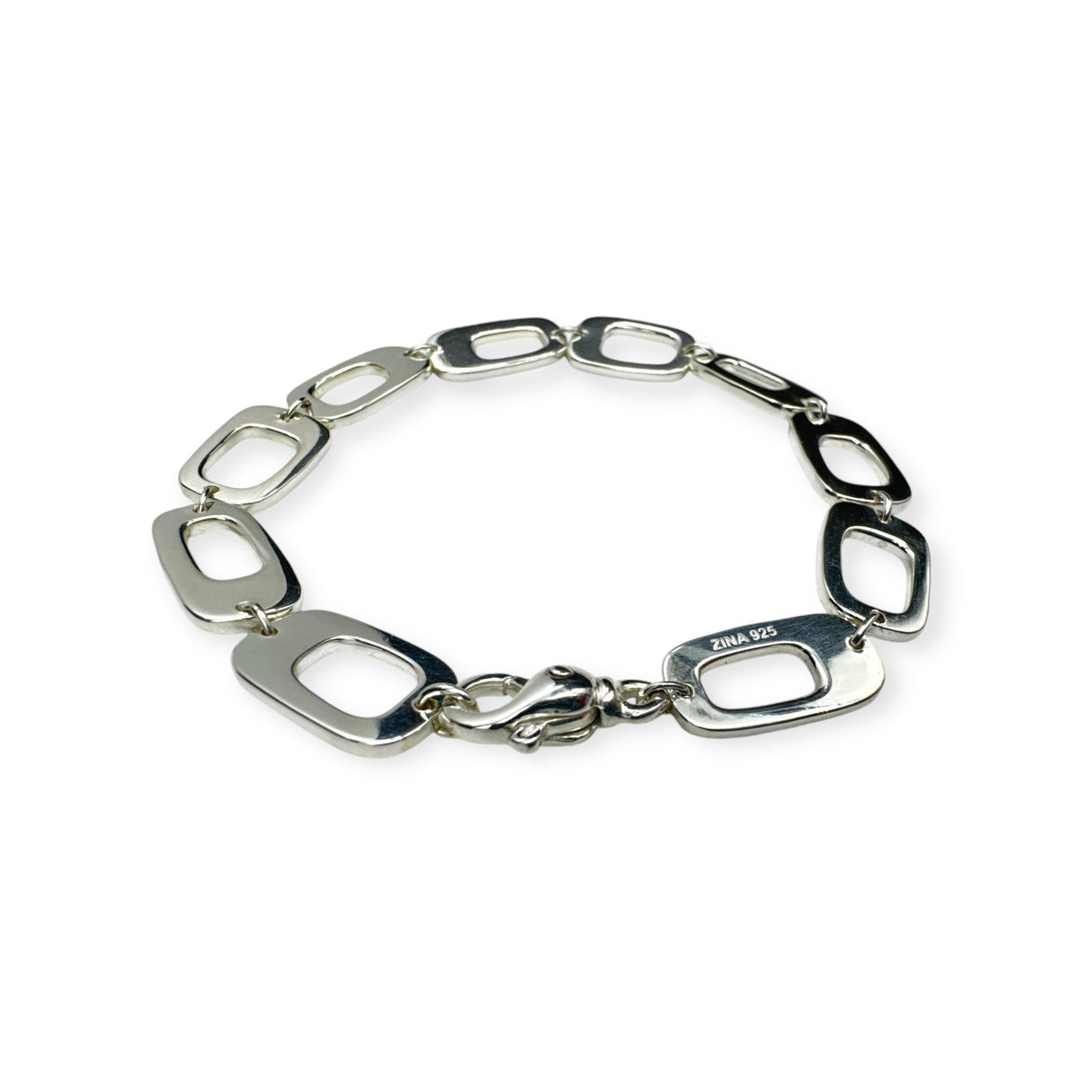 Geo Shapes Bracelet by Zina Sterling Silver