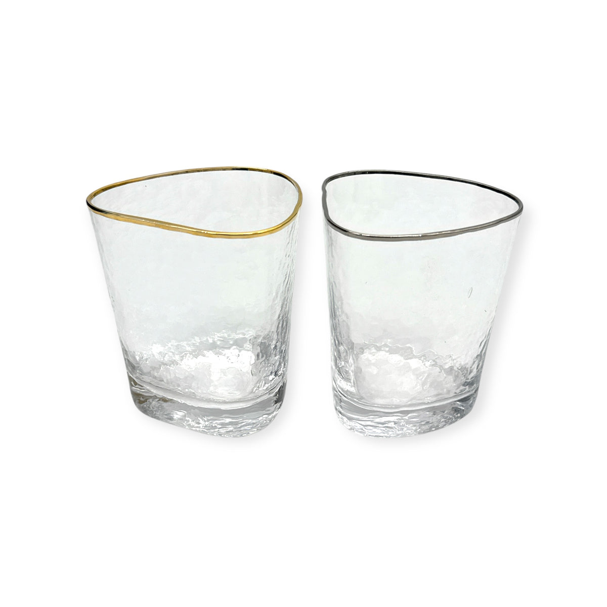 Triangular Double Old Fashioned Glass by Zodax