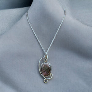 Labradorite Necklace by Morgan McGeehan Designs