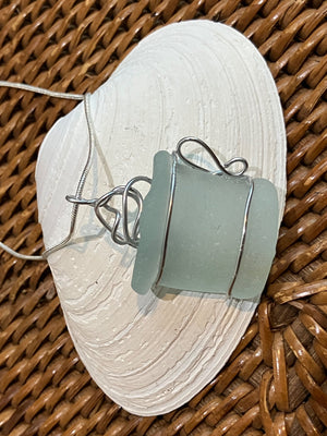 Necklace-sea glass coffee mug by Tonya Arnold