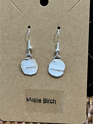 Birch purse earrings by Tonya Arnold