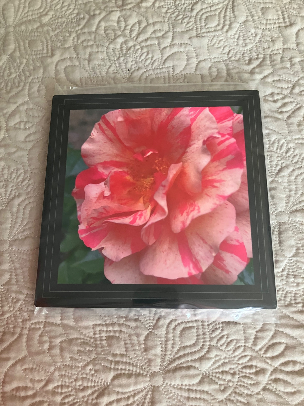 Original/durable- painted rose by Tonya Arnold