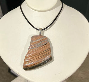 shell chunk necklace by Tonya Arnold