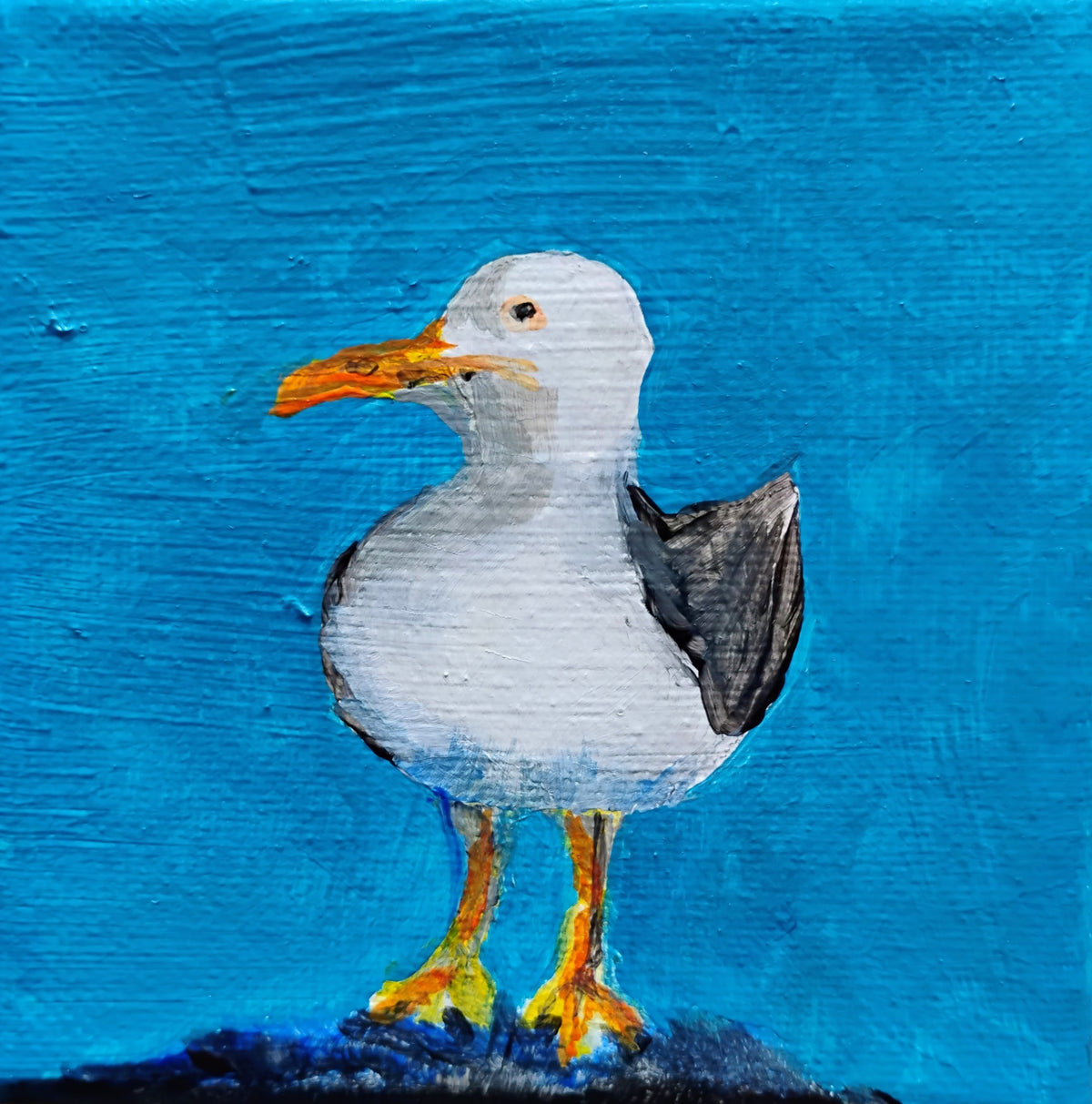 Standing Gull AC by Joyce Maura Anderson