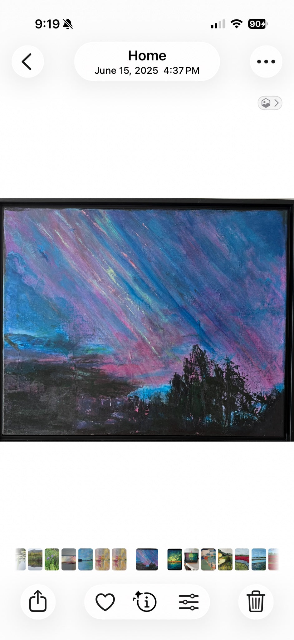 Northern Lights 2 by Valerie Hart