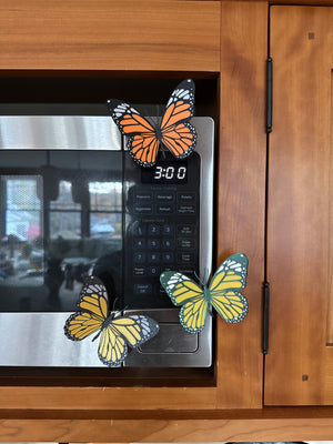 Butterfly Magnet 3″ × 3″ by This Rad Life