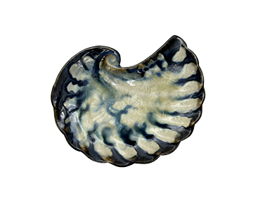 Crescent Shell by Edgecomb Potters