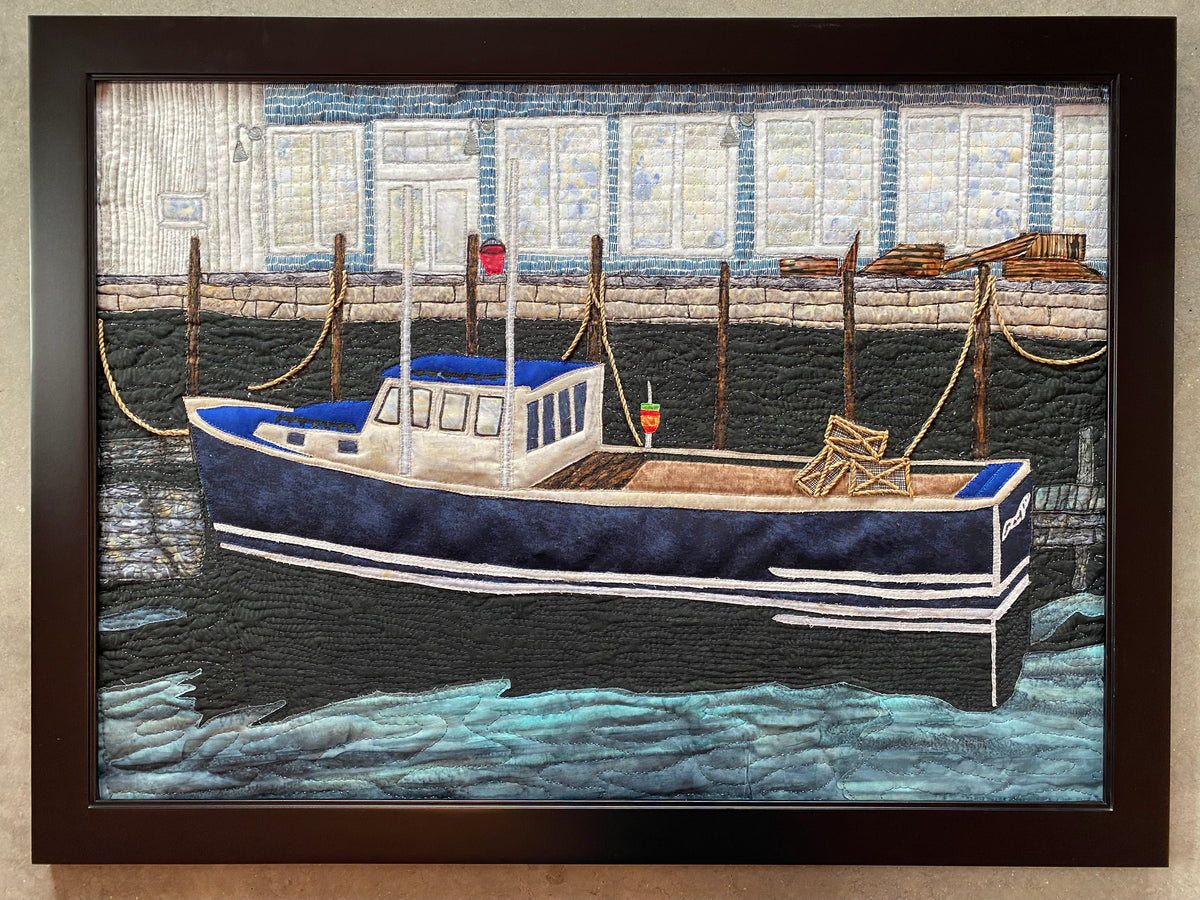 Sunday in the Harbor AC by Art in Stitches