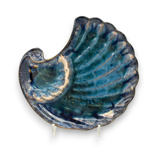 Shell Appetizer Plate by Edgecomb Potters