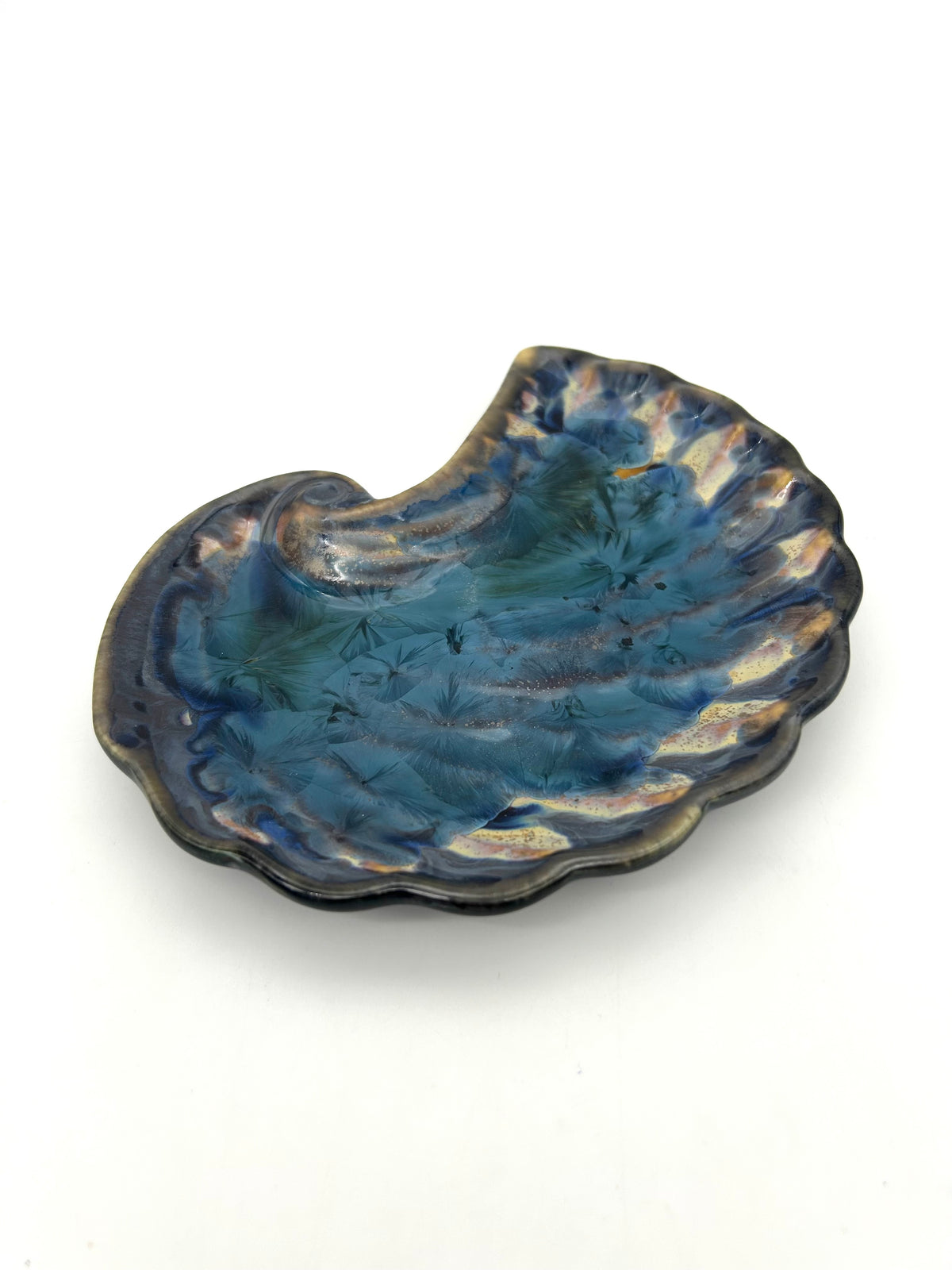 Crescent Shell by Edgecomb Potters
