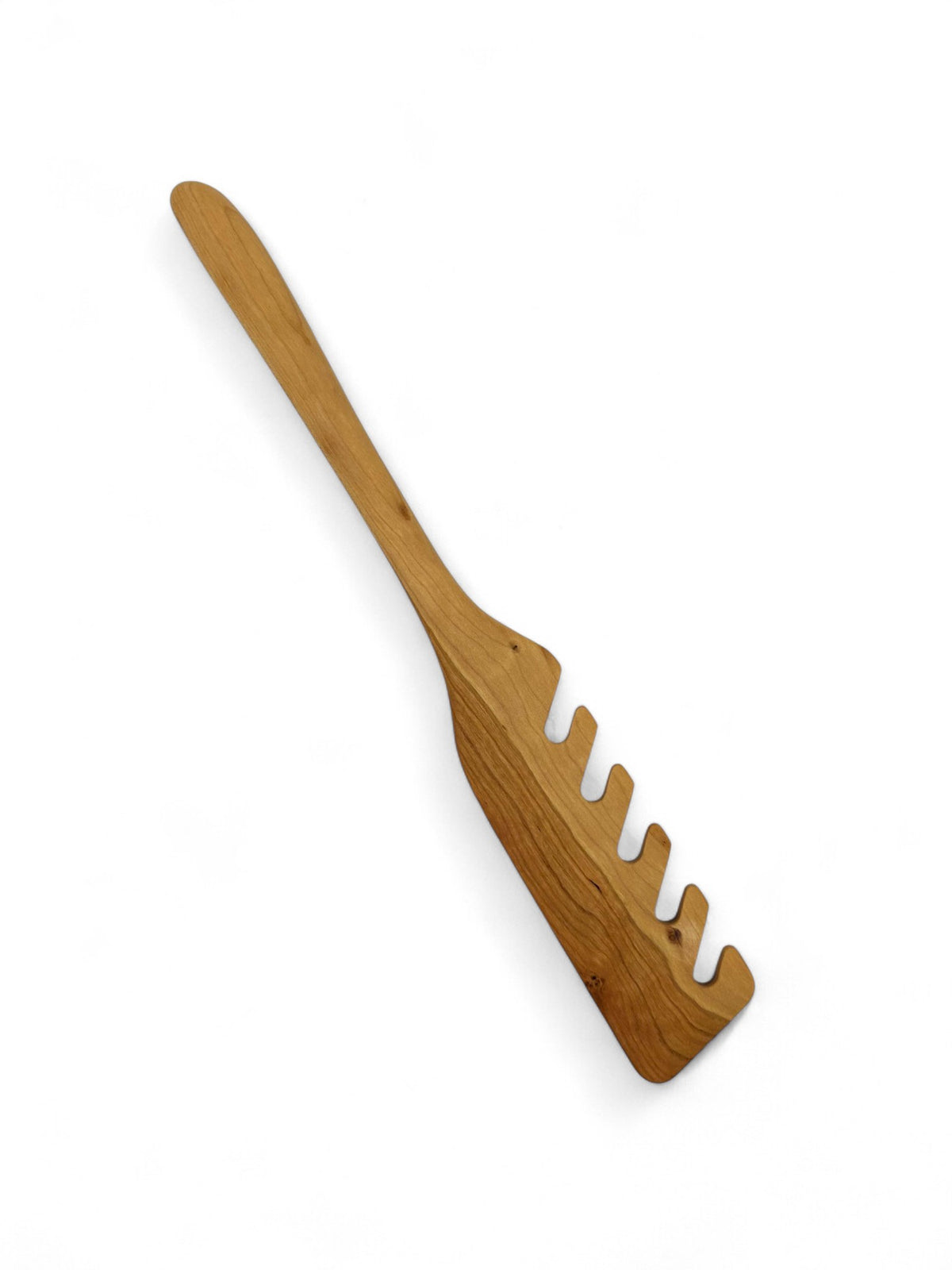 Cherry Wood Pasta Spatula by Dickinson Woodworking LLC