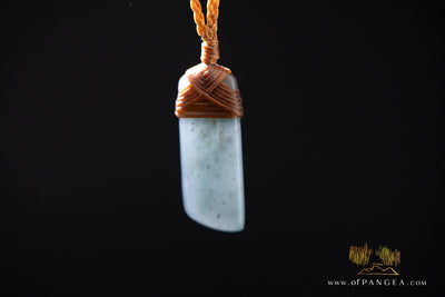 Toki Guatemalan Jadeite Copper Bind Necklace by Joe Foster