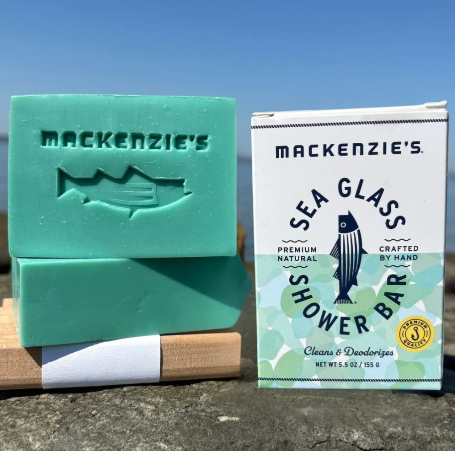 Sea Glass Shower Bar by MacKenzie's Fisherman