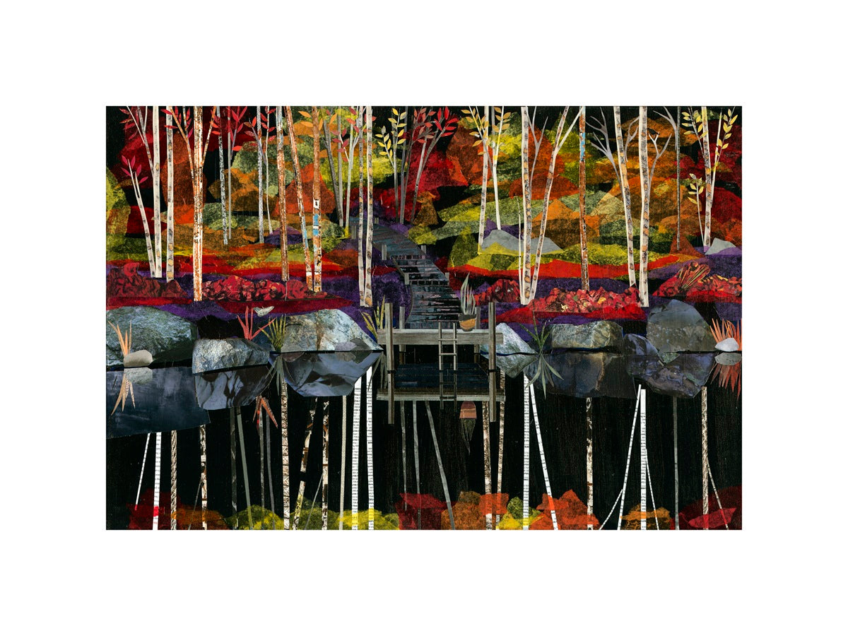 The Swimming Hole-Print by Nancy Houlihan
