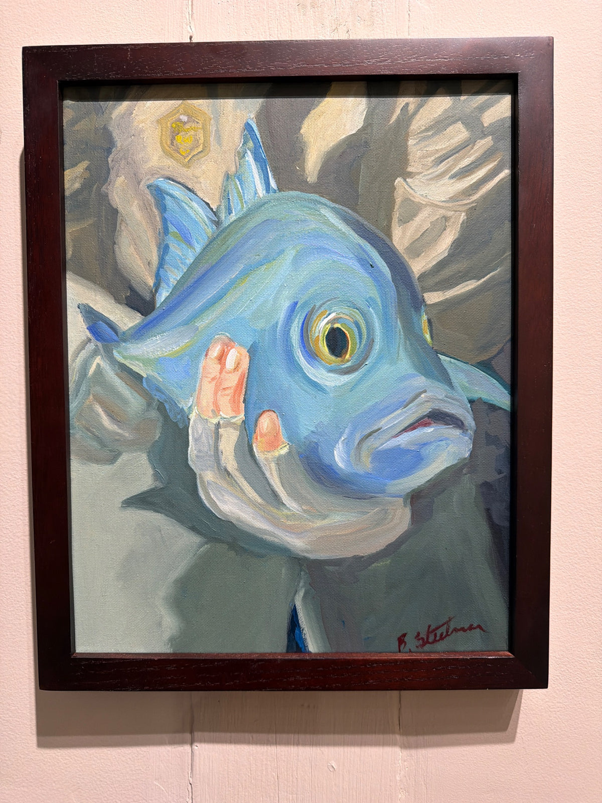Fish out of Water (Framed) AC by Foxystudio207