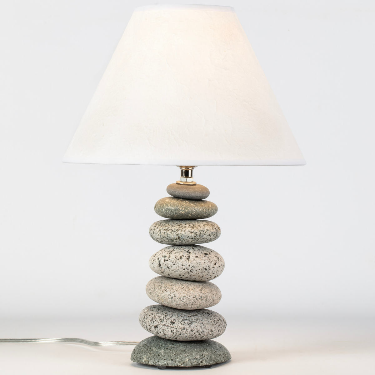 Mini Coastal Lamp with Shade by Funky Rock Designs (F)