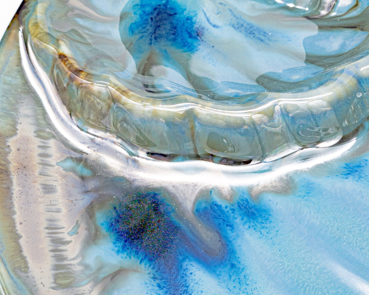 Shell Appetizer Plate by Edgecomb Potters