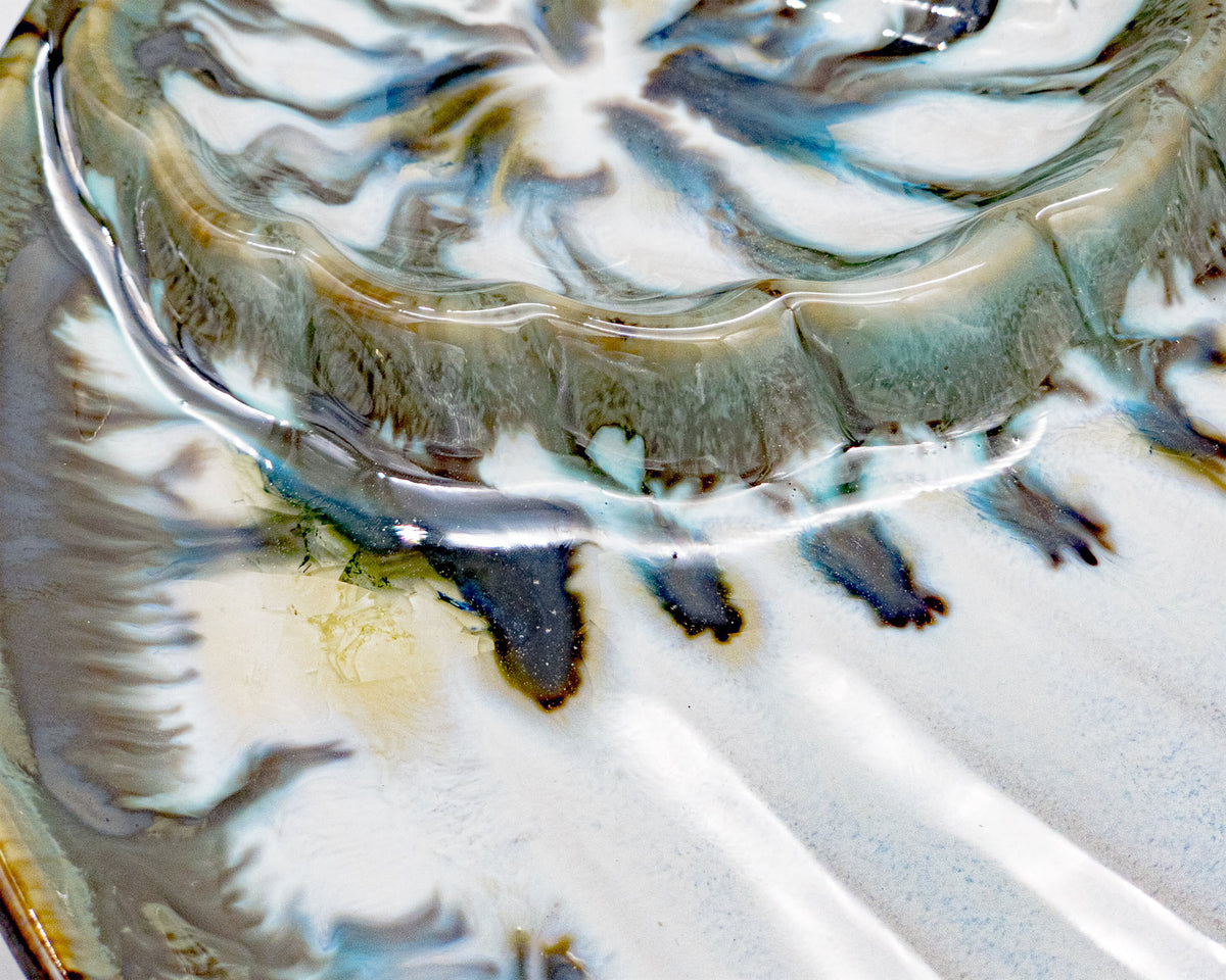 Shell Appetizer Plate by Edgecomb Potters