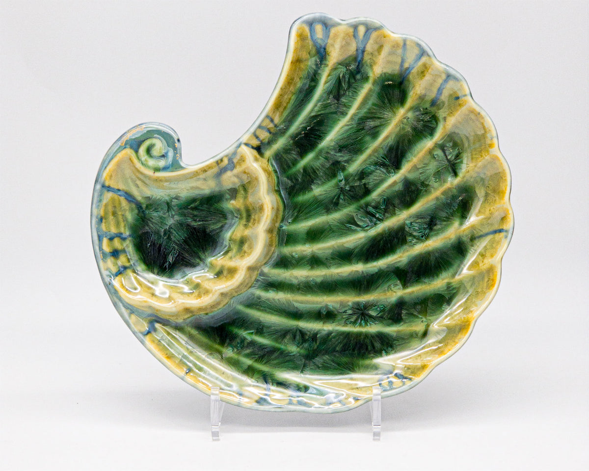 Shell Appetizer Plate by Edgecomb Potters