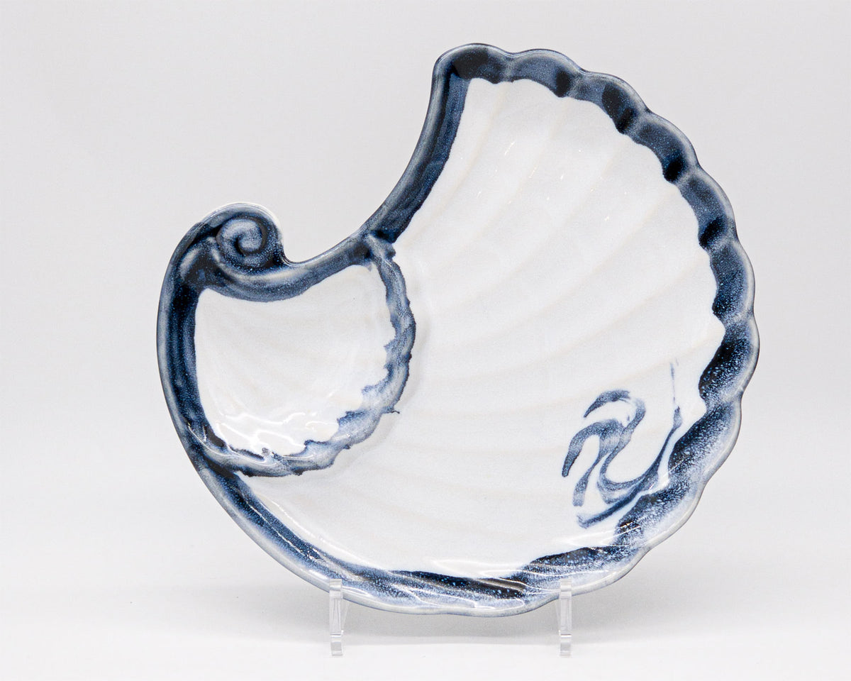 Shell Appetizer Plate by Edgecomb Potters