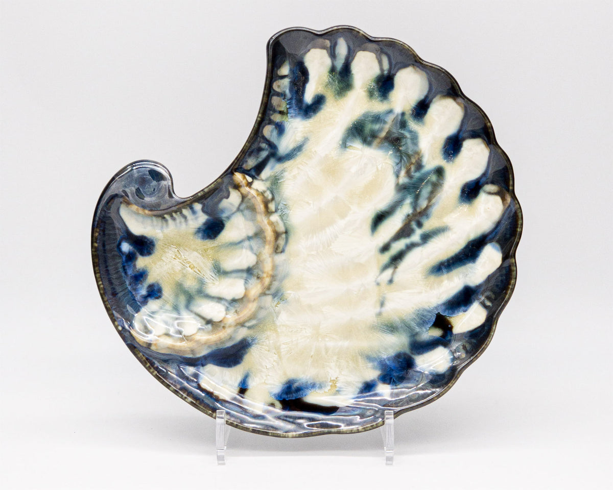 Shell Appetizer Plate by Edgecomb Potters