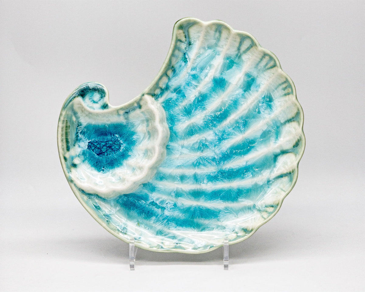 Shell Appetizer Plate by Edgecomb Potters
