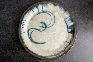 Thrown dinner plate by Edgecomb Potters