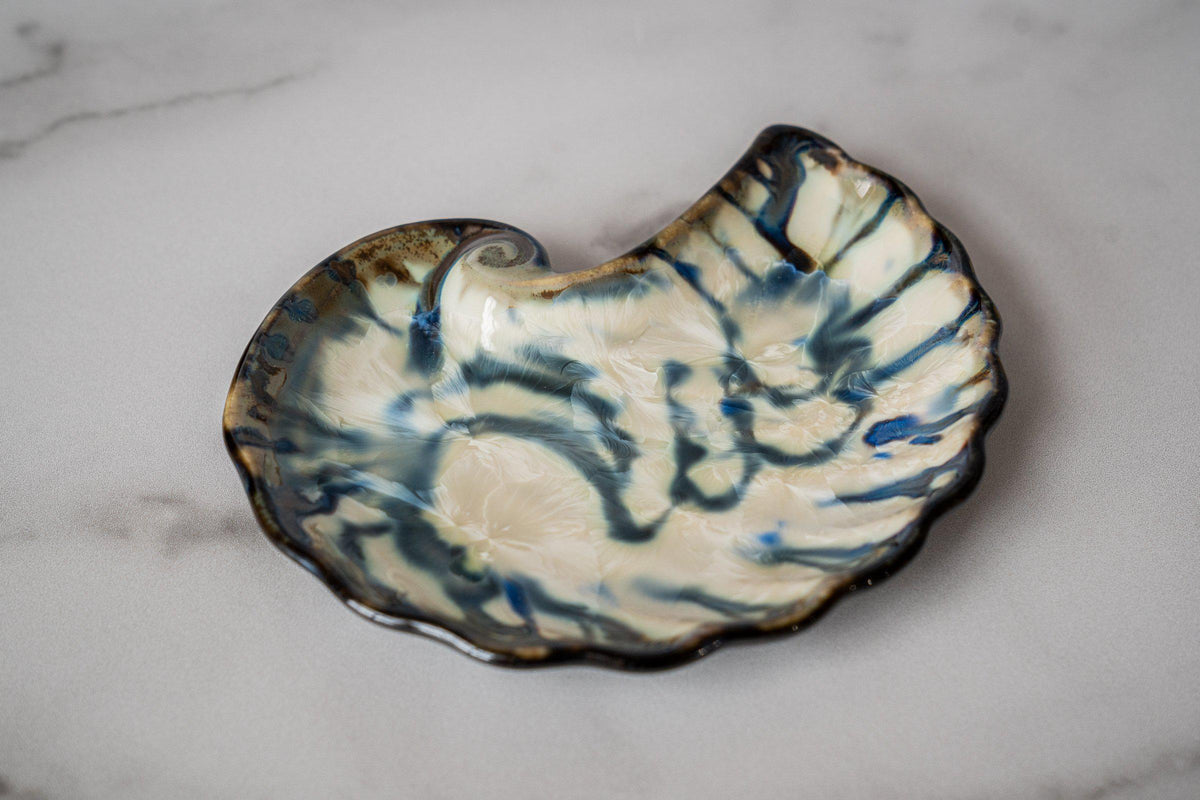 Crescent Shell Dish by Edgecomb Potters