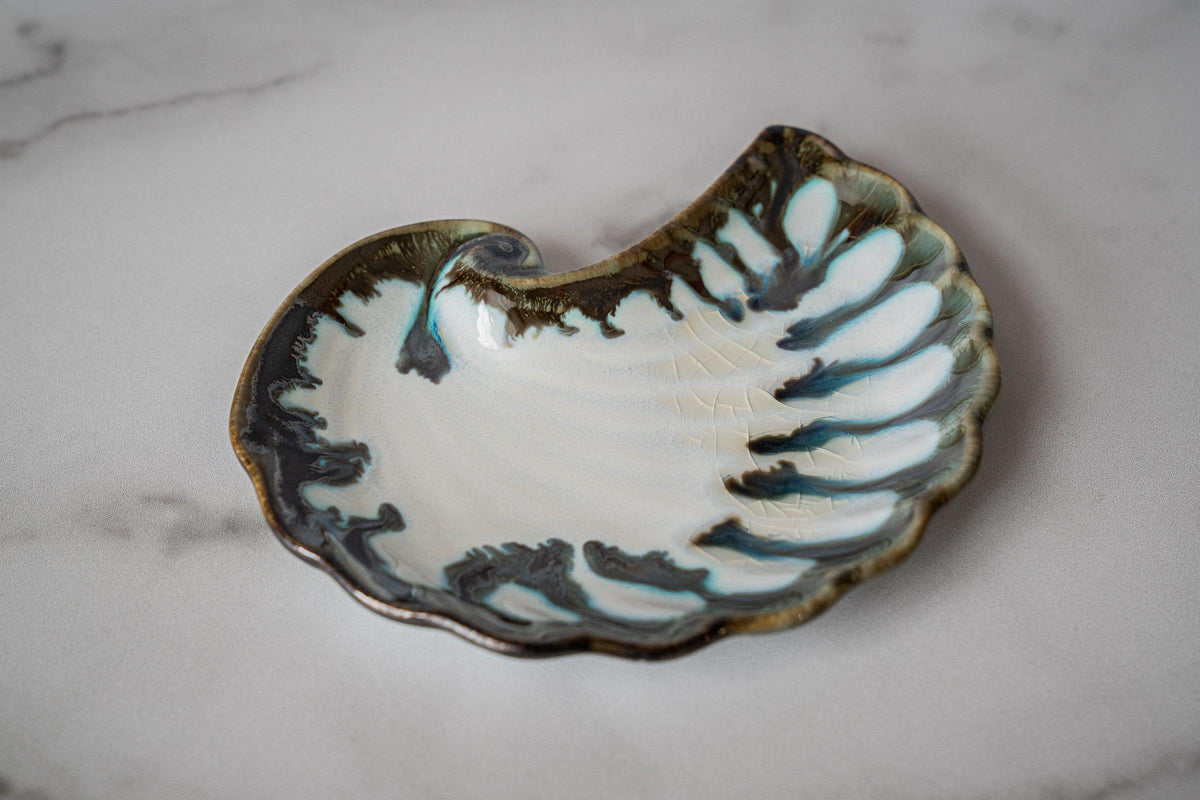 Crescent Shell Dish by Edgecomb Potters