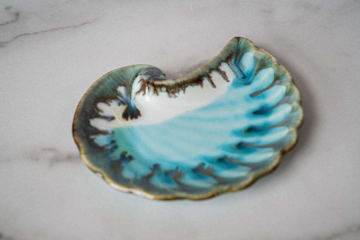 Crescent Shell Dish by Edgecomb Potters
