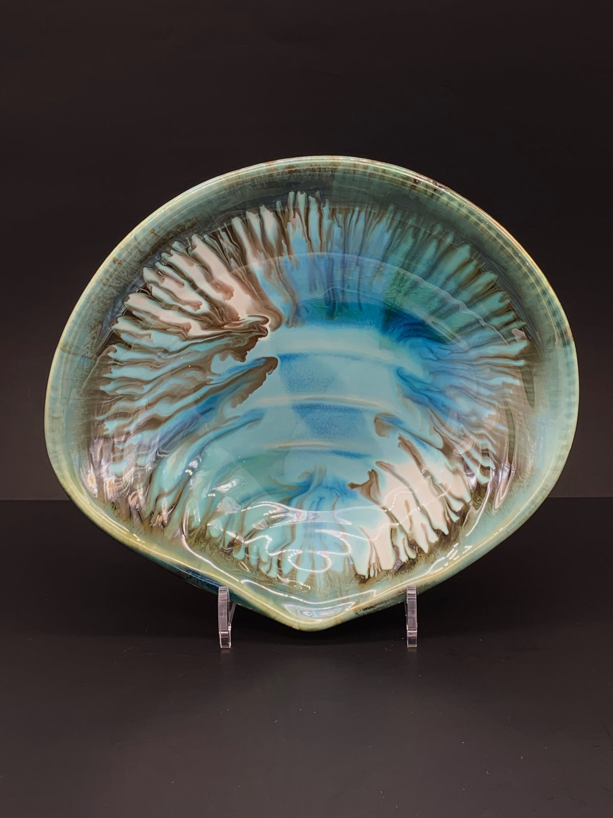 Rippled Shell Pottery by Edgecomb Potters