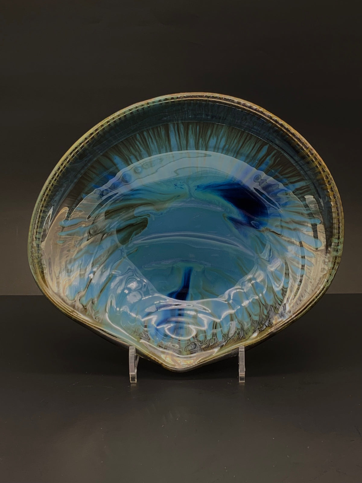 Rippled Shell Pottery by Edgecomb Potters