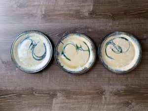 Thrown dinner plate by Edgecomb Potters