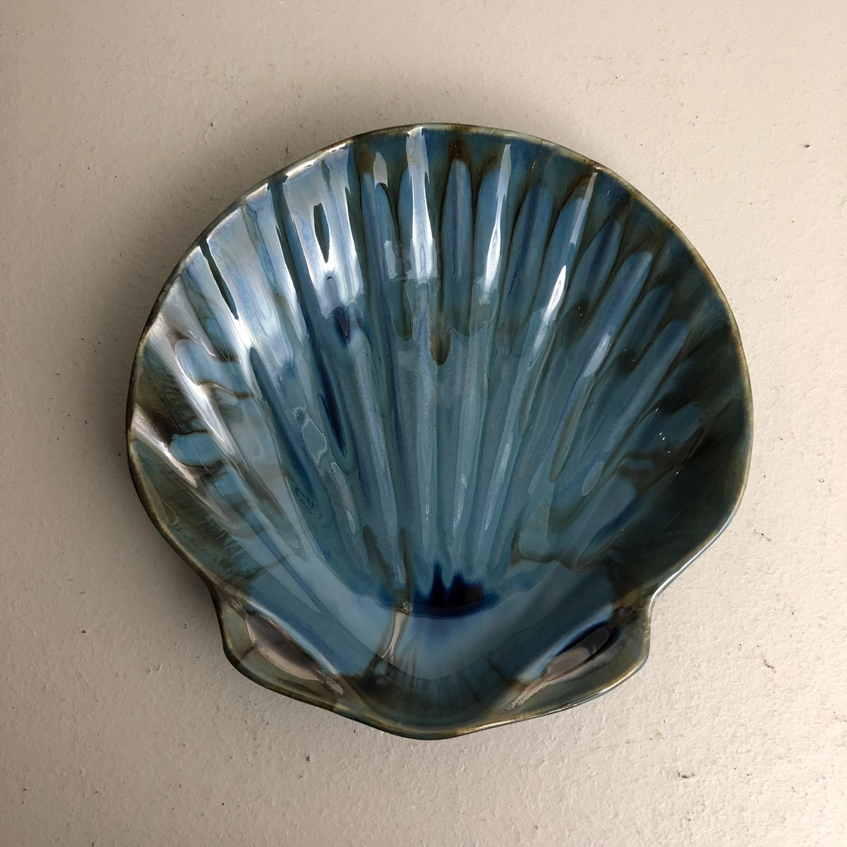 Shell Platter Pottery by Edgecomb Potters