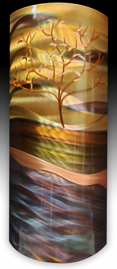Windswept Trees 8x17 Wall Art by Edgecomb Potters