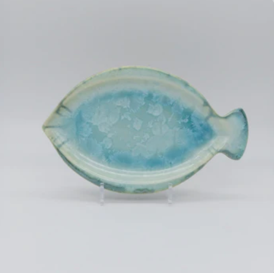 Fish Plate Pottery by Edgecomb Potters
