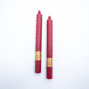 Single Timberline Arista 9” Taper Candle by Edgecomb Potters
