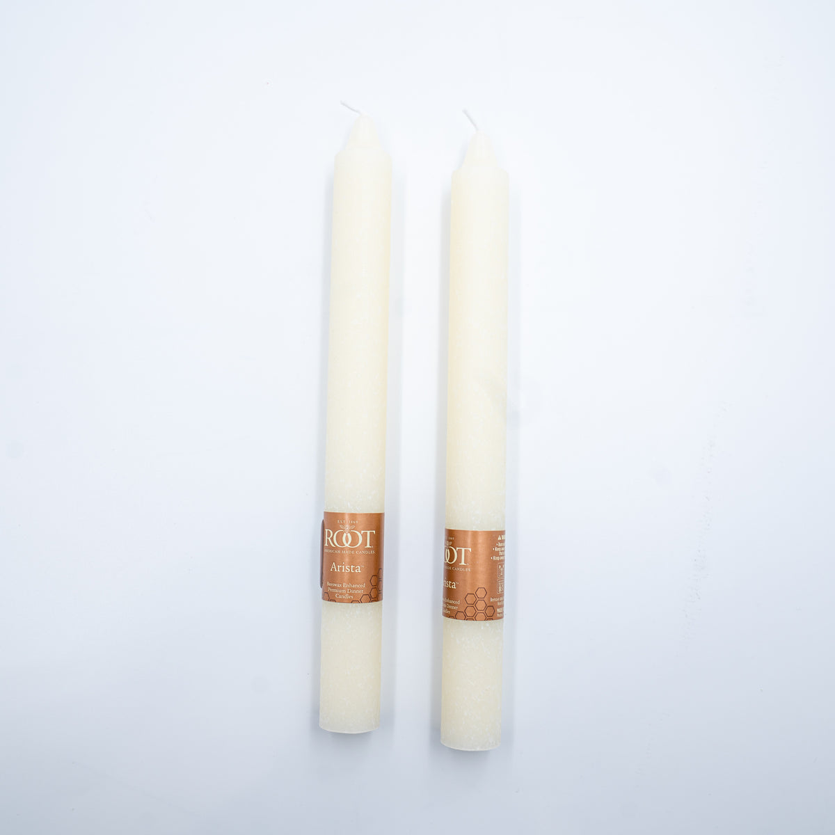 Single Timberline Arista 9” Taper Candle by Edgecomb Potters
