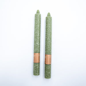 Single Timberline Arista 9” Taper Candle by Edgecomb Potters