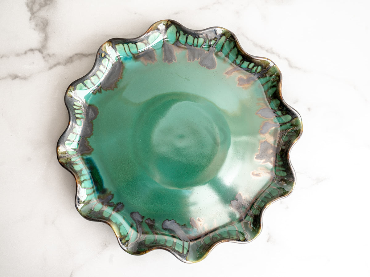 Cake Plate Pottery by Edgecomb Potters